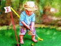pequeño golfista